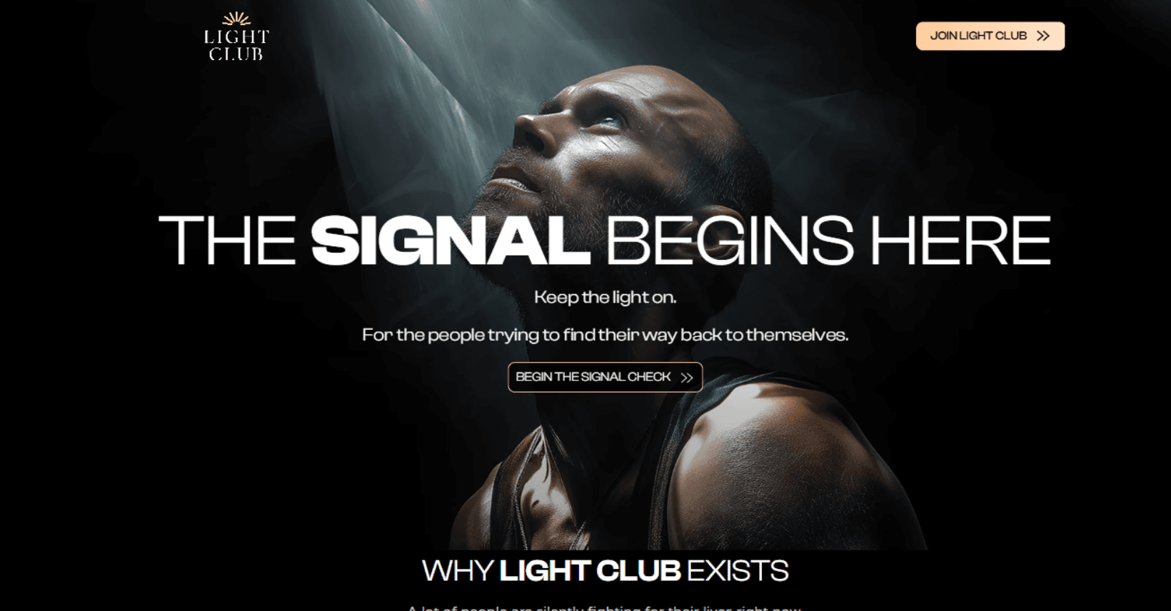 Light Club — Pre-Launch Recovery & Brotherhood Community Brand