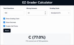 GradingCalculator.net – Educational Calculator Website with Multiple Grade Tools For Sale thumbnail 1