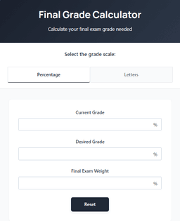 GradingCalculator.net – Educational Calculator Website with Multiple Grade Tools For Sale thumbnail 3