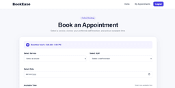 BookEase – Complete Appointment Booking Web App thumbnail 3