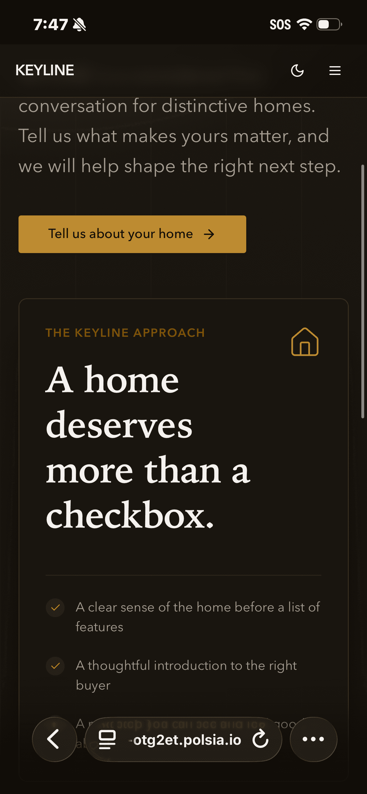 KEYLINE for Sale screenshot 1