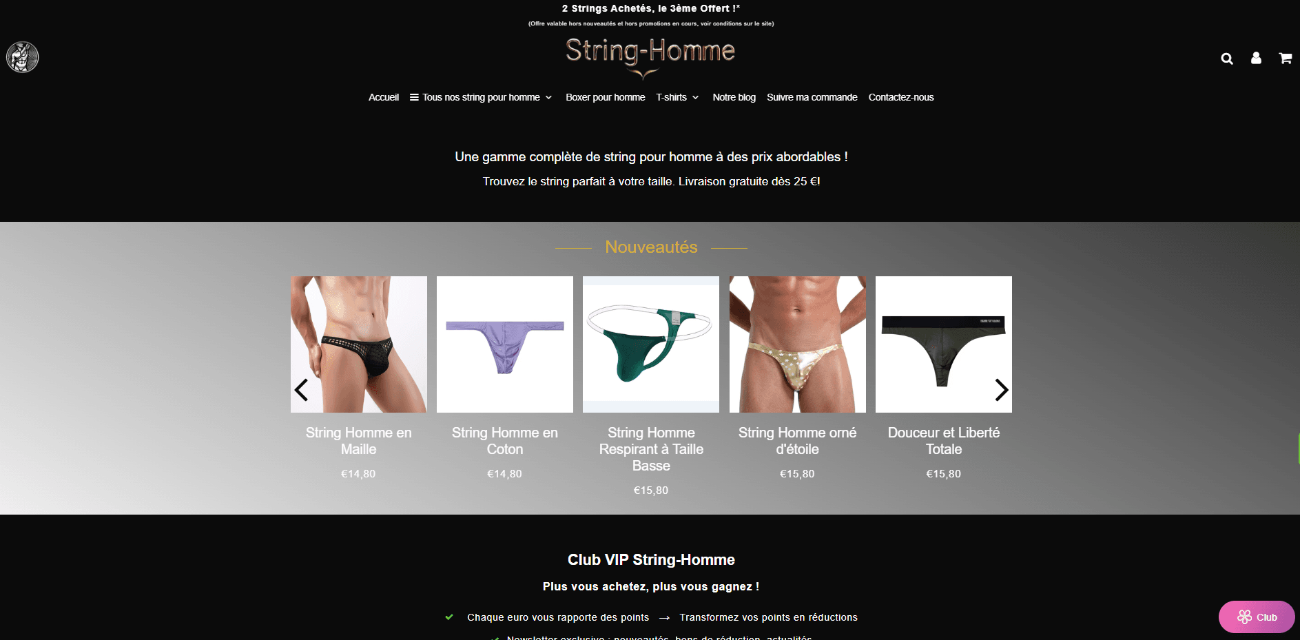 French Men's Underwear E-commerce - SEO Traffic - 3h/week - Growth Potential - 4 Domains screenshot 1
