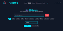 DJROCK Gaming – Full-Stack Gaming Website thumbnail 1