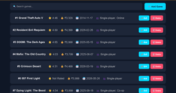 DJROCK Gaming – Full-Stack Gaming Website thumbnail 2