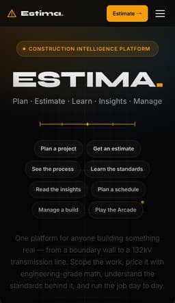 Estima — Construction Intelligence Platform for Sale thumbnail 2