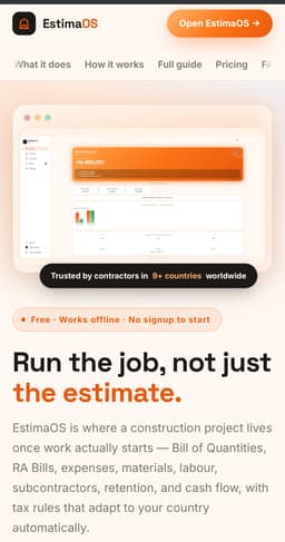 Estima — Construction Intelligence Platform for Sale thumbnail 3