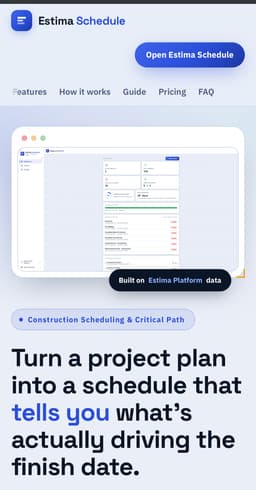 Estima — Construction Intelligence Platform for Sale thumbnail 4