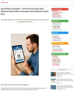QuickHow – 15-Month-Old Content Website with 35 SEO-Optimized Posts thumbnail 3