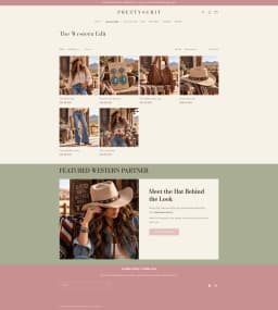 Pretty Grit – Launch-Ready Shopify Western Boutique Brand thumbnail 3