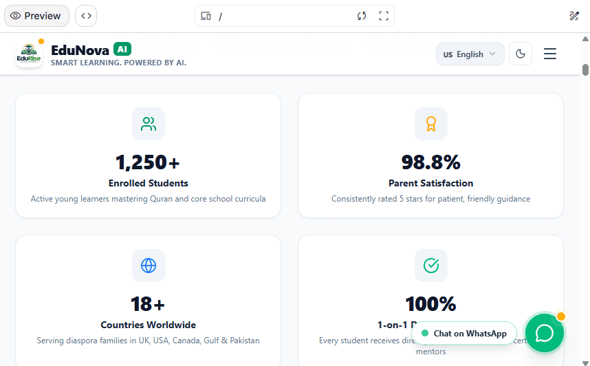 EduNova AI for Sale screenshot 1