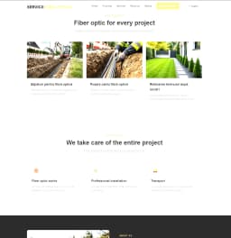 Premium Fiber Optic Services Website — Ready to Launch thumbnail 2