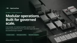 OpsCoreFlow — Six-Module B2B Operations Platform thumbnail 1