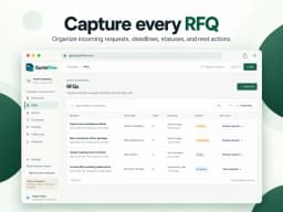 QuoteFlow – AI-Assisted B2B RFQ & Quotation Management SaaS thumbnail 3