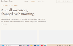 Modern Bakery Website Template (Base44) thumbnail 2