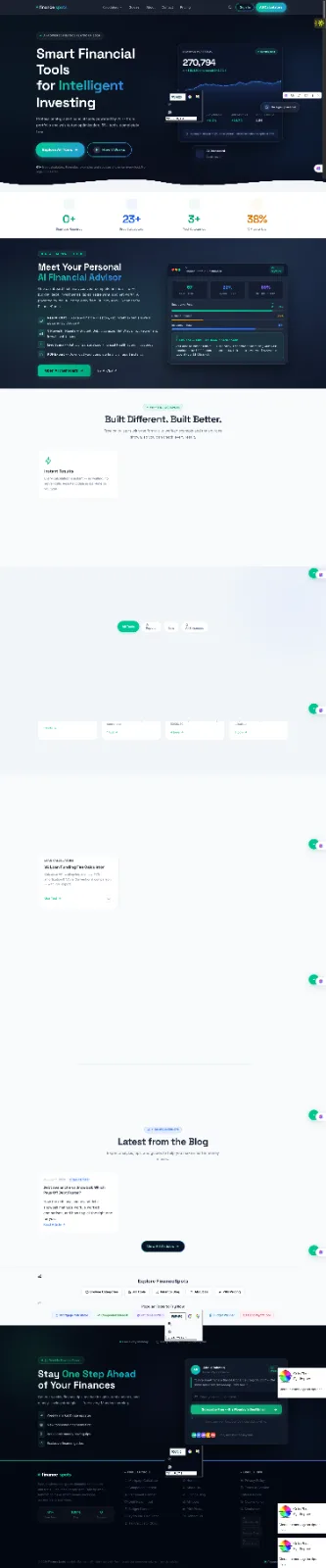 FinanceSpots - High-Value Personal Finance & Calculator Web Tools Platform (55+ Financial Calculators)