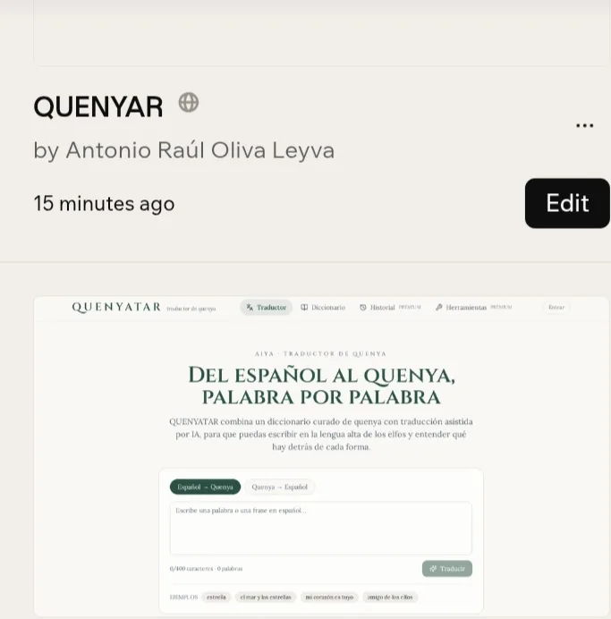 QUENYATAR for Sale
