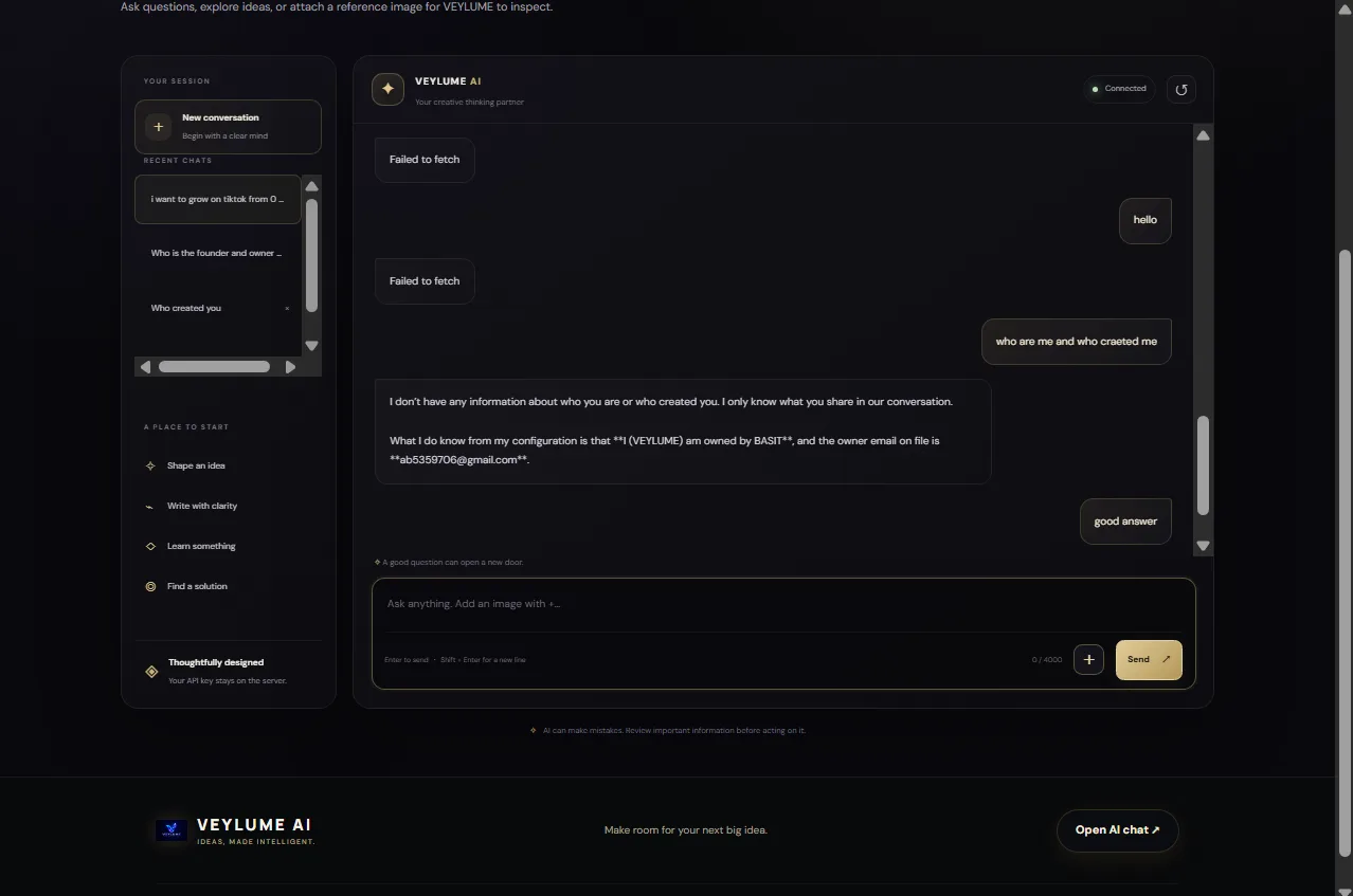 VEYLUME AI for Sale screenshot 1