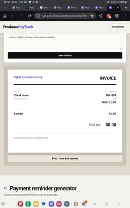 FreelancePayTrack for Sale thumbnail 4