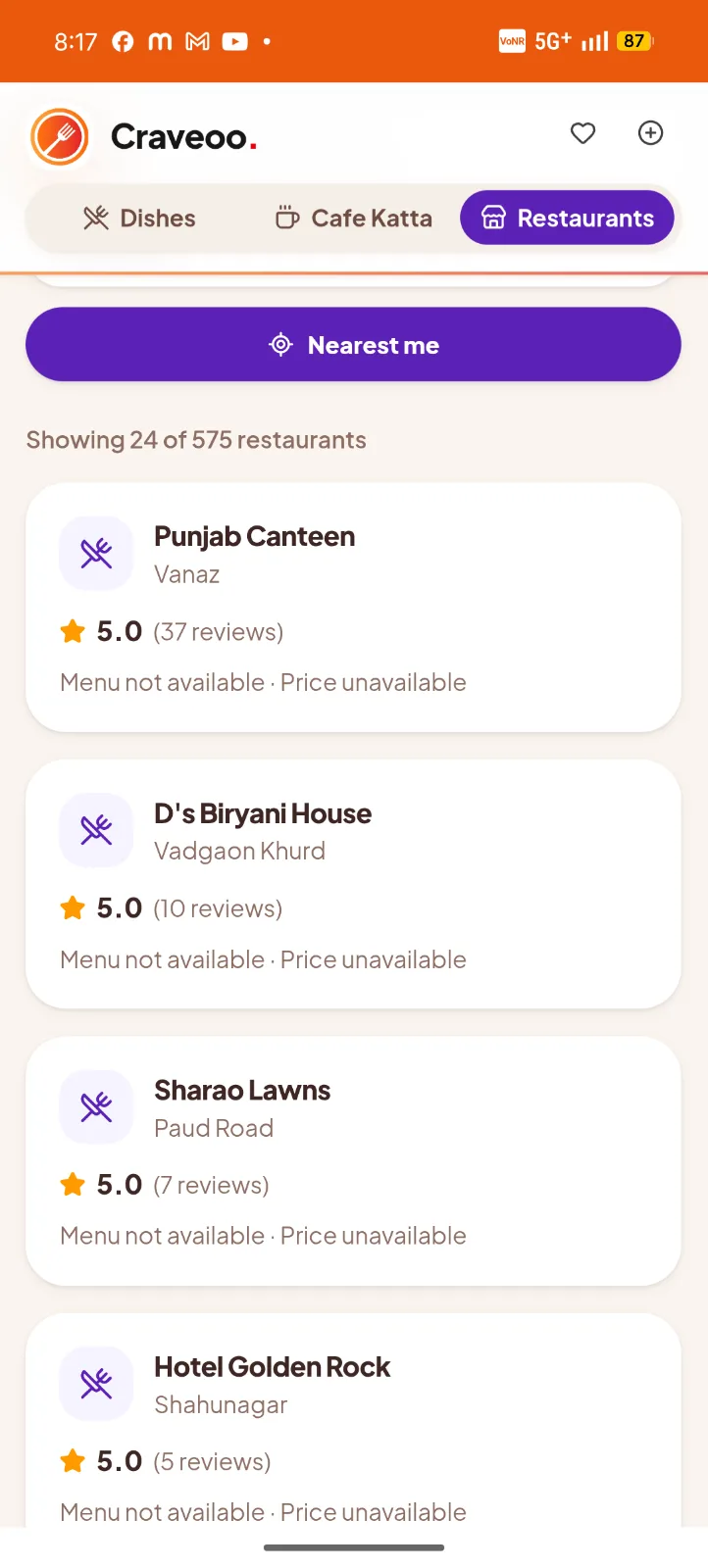 Find the best dish in Pune for Sale screenshot 1