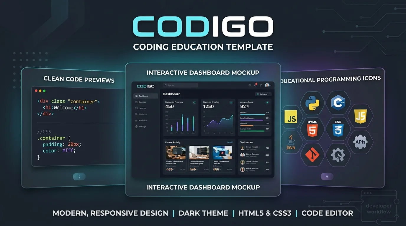 Codigo — Programming Learning Website screenshot 1
