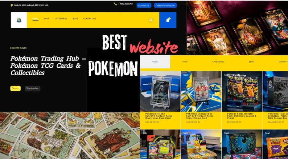 pokemontradinghub.com for Sale screenshot 1