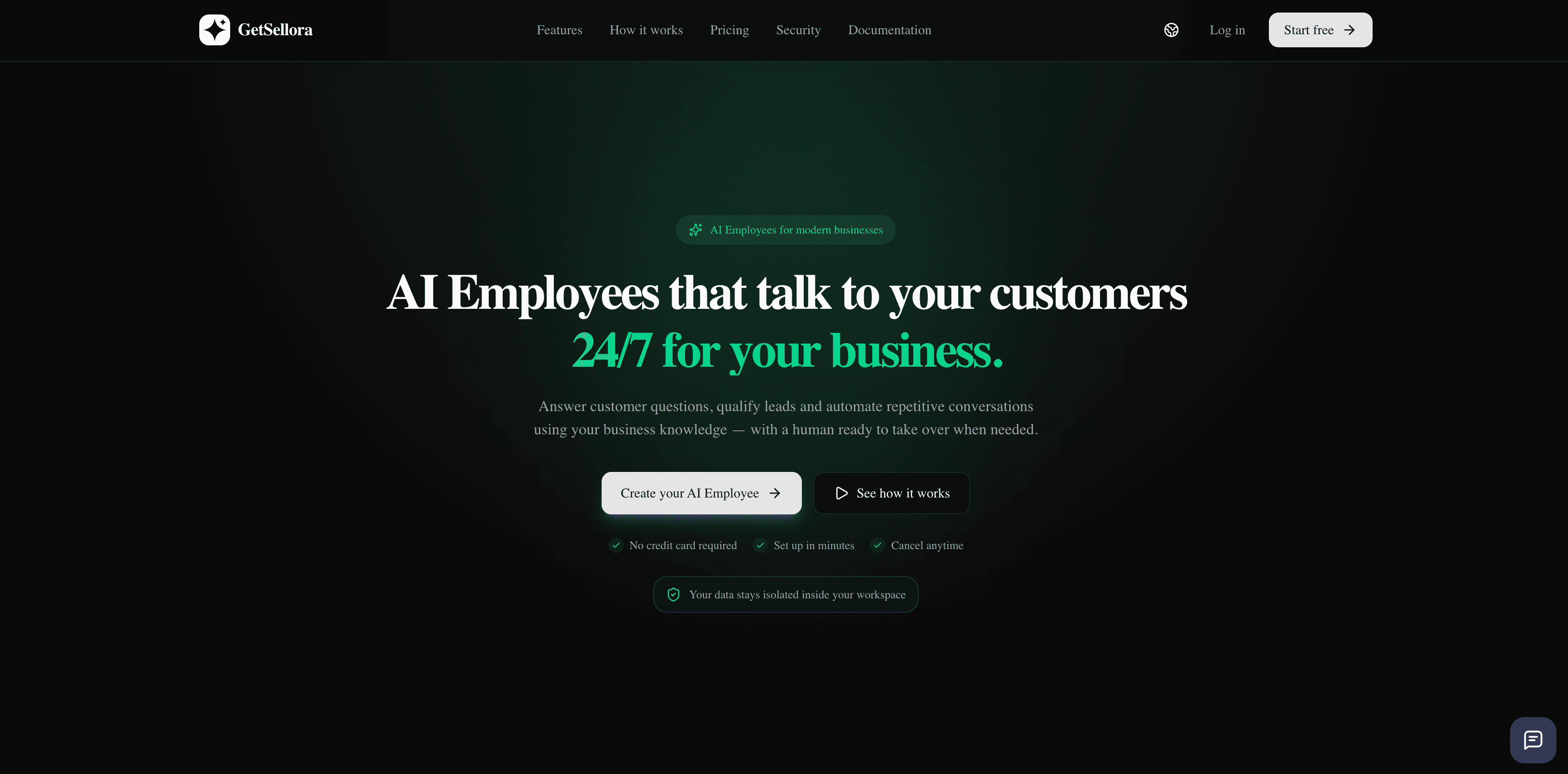 Production-Ready AI Employee SaaS — GetSellora screenshot 1