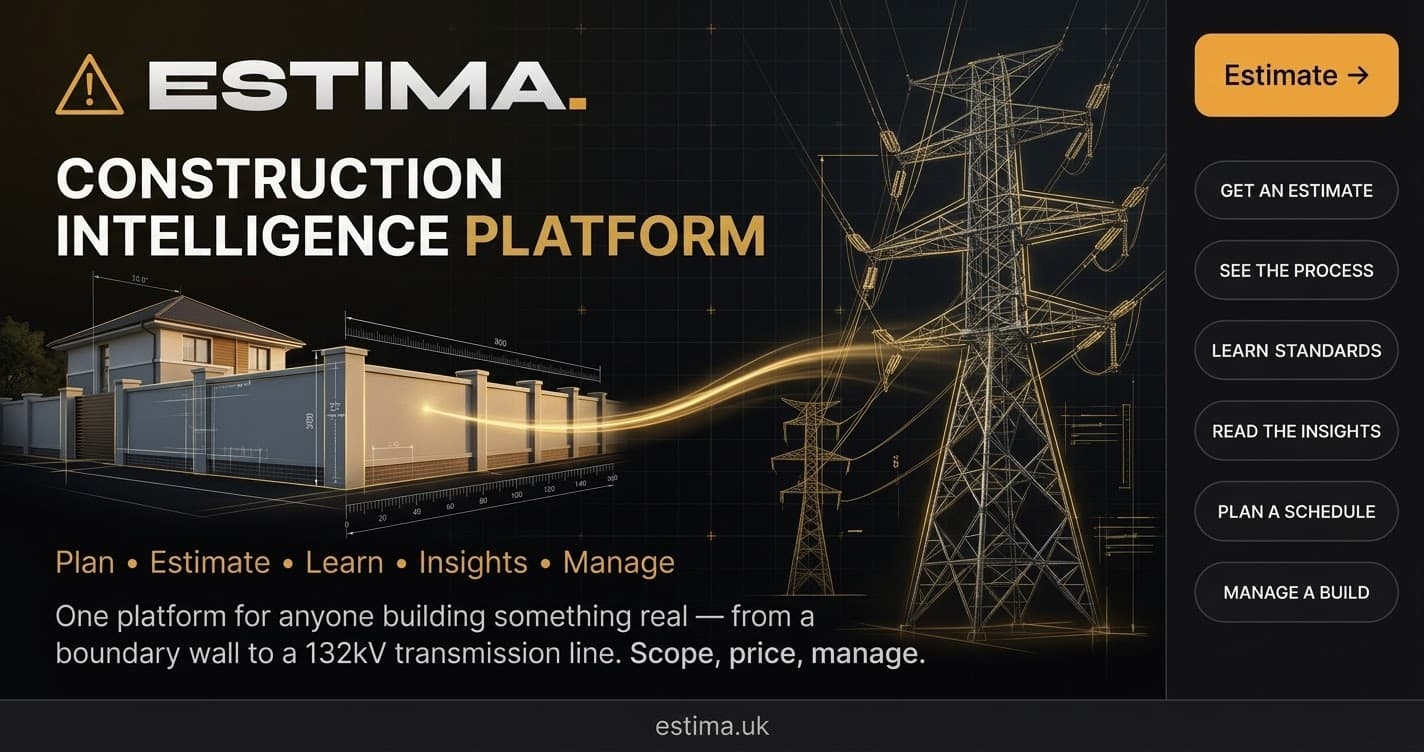 Estima — Construction Intelligence Platform for Sale screenshot 1