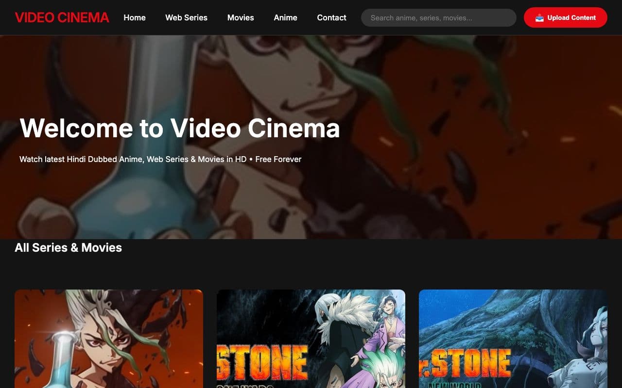 “Movie Streaming Website with Ready Design + Traffic Potential”