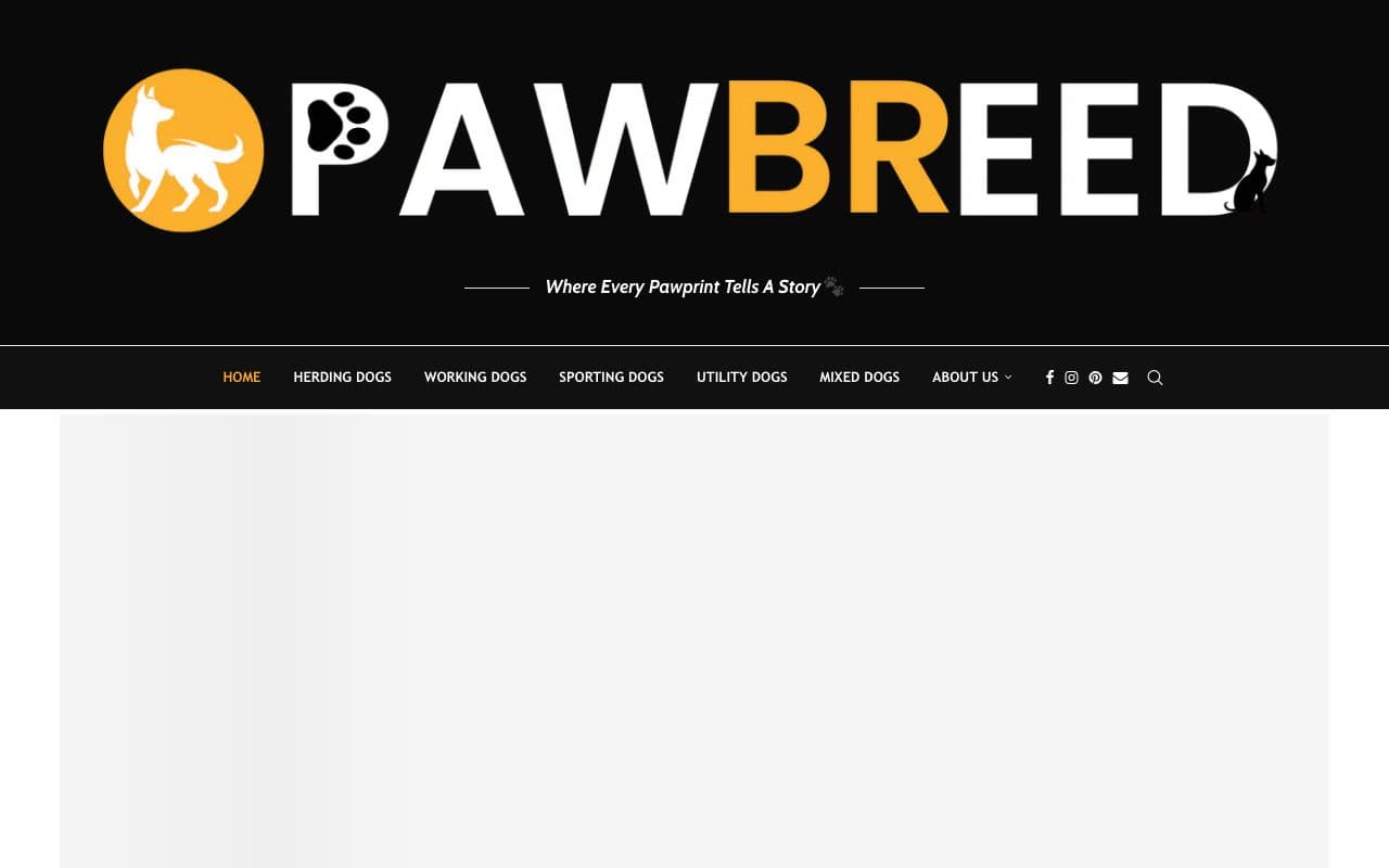 PawBreed.com — Established Dog Breed & Pet Information Website | 120+ Articles screenshot 1