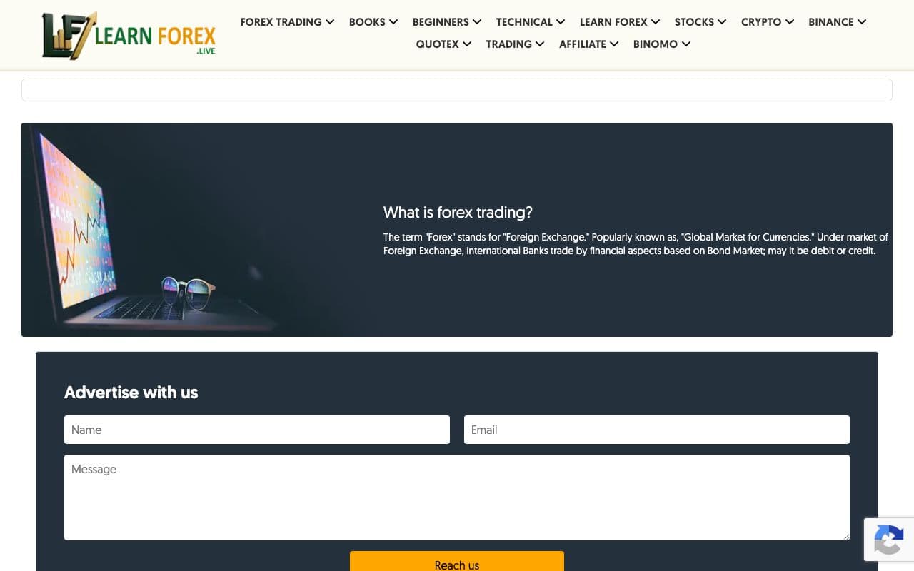 Learnforex.live: Forex Blog for Traders, Currency News, Analysis & Strategies for Sale screenshot 1