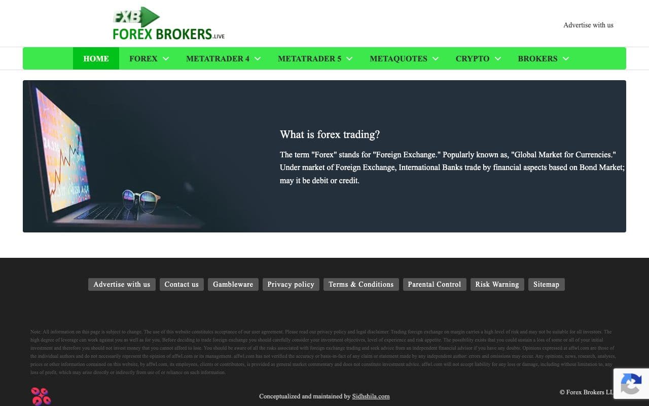 Forexbrokers.live: Forex Blog for Traders, Currency News, Analysis & Strategies for Sale screenshot 1