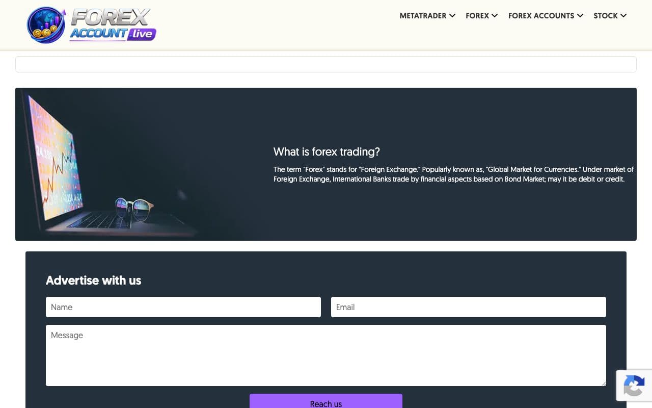 Forexaccount.live: Forex Blog for Traders, Currency News, Analysis & Strategies for Sale screenshot 1